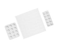 3 Piezas Molde de Piezas de Ajedrez DIY de Silicona Molde de de Ajedrez Blanco Lavable No se Deforma Rompe Fácilmente
