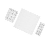 3 Piezas Molde de Silicona para Piezas de Ajedrez Molde de Fundición de de Ajedrez Blanco Superficie Lisa sin Rebabas Decoración de Escritorio DIY