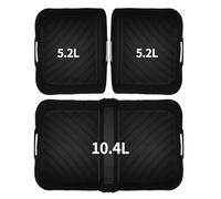 3 Piezas Molde Silicona Freidora de Aire Compatible con Ninja Foodi AF500EU, Sin BPA,Accesorios Freidora Sin Aceite, Reutilizables, Aptos para Hornos microondas y Reidoras de aire,2×5.2L + 10.4L