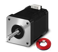 3 Piezas Motor Paso a Paso Nema 17 42x38mm 17HS4401 1.5A-3.8V 2 Fases 4 Hilos 1.8° con Cable de 1m para Impresora 3D(1pc,Nema 17 42-60)
