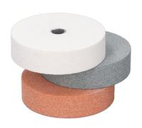 3 Piezas Muela Abrasiva, Muela Abrasiva de Carburo, Rueda de Molienda, Discos Abrasivos, Disco de Pulido Lijado para Pulir Metal Cerámica Mármol Carpintería, Resistentes, Fáciles de Instalar