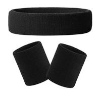 3 Piezas Muñequeras muñequeras de Diadema Set, Banda De Sudor para Atléticos, Juego De Bandas para El Sudor De La Muñeca, atlético Muñequera de Baloncesto