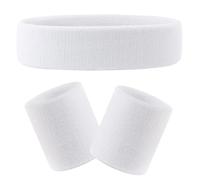 3 Piezas Muñequeras muñequeras de Diadema Set, Banda De Sudor para Atléticos, Juego De Bandas para El Sudor De La Muñeca, atlético Muñequera de Baloncesto