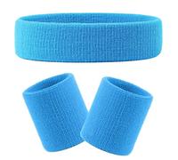 3 Piezas Muñequeras muñequeras de Diadema Set, Banda De Sudor para Atléticos, Juego De Bandas para El Sudor De La Muñeca, atlético Muñequera de Baloncesto