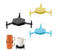 3 Piezas Organizador de Tazas Soporte Tazas Organizador de Tazas de Café Organizador de Tazas Apilable Organizador de Armario de Cocina para Tazas para Tazas de té y Tazas de Café,Ahorra Espacio