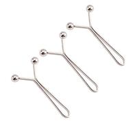 3 Piezas Pantalones Cintura Ajustables Hebillas de Cintura Extensión Botones Jean Para Ajustes Faciles Hebillas Extensión De Plata