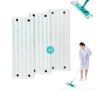 3 Piezas para Leifheit Clean Twist M Micro Duo Recambio Fregona Kit,33x15cm para Leifheit Microfibra Fregona Fundas, Mopa Superabsorbente Lavable, para Todos los Suelos