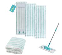 3 Piezas para Leifheit Profi XL Micro Duo Fundas de Repuesto para Limpiaparabrisas Kit, para Leifheit Profi XL Cotton Plus Microfibra Recambio, para Eliminan Rápidamente Las Manchas
