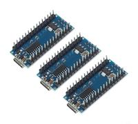 3 piezas para nano para placa v3.0 tipo C, 16 MHz, compatible con arduino IDE, para chipset atmega328p para robótica, diseño compacto apto para placa de prueba, color azul
