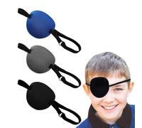3 Piezas Parches de Ojos Ajustables, Máscara de un Solo Ojo, Parche Ojo Estrabismo, Parche Pirata Parches Oculares Adecuado Para Corrección De Estrabismo