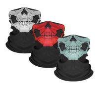 3 Piezas Pasamontañas Calavera, Máscaras de Terror, Calavera Máscaras de Terror Máscara de Cara Completa, para Moto Piscina equitación y por Hallowmas