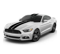 3 Piezas Pegatinas de Coche Capó Automático Bonent Techo Cola Decoración Calcomanía Gráficos Rayas Kit Cubierta de Afinación de Vinilo, para Ford Mustang GT500 GT350 GT