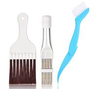 3 Piezas Peine para Radiadores y Aire Acondicionado, Herramienta de Limpieza, Cepillo de Batidor para Bobina de Refrigerador