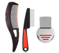 3 Piezas Peines Anticaspa Peine de Dientes Huecos Peine de Dientes Finos Peinetas para El Pelo Cabelludo Juego de Peine para Piojos Y Caspa Ideal para Familias, para Damas Y Caballeros Y Mascotas