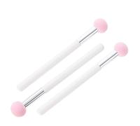 3 Piezas Pequeña Cabeza De Hongo Maquinillas De Afeitar Rubor Liquido Puff De Terciopelo Ocultador Esponja Mezcladora Esponjas Maquillaje En Polvo Esponja Sin Látex minkissy