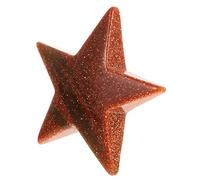 3 Piezas piedra natural decoraciones para el hogar artesanía estrella de escritorio fiesta joya home decor decoración ornamento accesorio de bricolaje piedras estrella Golden Healeved