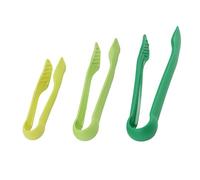 3 Piezas Pinzas de Cocina Antideslizantes, Pinza Cocina Multifunción, Pinza para cocina Mango Ergonómico, Pinzas Chef para Servir Carne Ensaladas Barbacoa, 3 Tamaños para Hornear, Cocinar y Emplatar