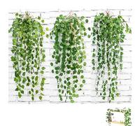 3 Piezas Plantas Artificiales Colgantes, Plantas Colgantes, Plantas Colgantes Artificiales, Planta Colgante Plantas, 3 Estilos Diferentes, Plantas Artificiales Colgantes Enredadera, para Boda Jardí