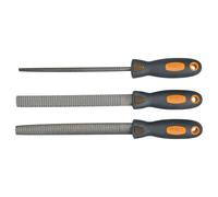 3 Piezas Profi Feilen Kit Lima Redonda Rallador Holzfeile T12 Acero 200MM