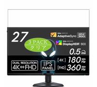 3 Piezas Protector de Pantalla, compatible con Dell ALIENWARE AW2725QF 27" Monitor, Screen Protector Película Protectora (Not Cristal Templado)