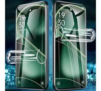 3 Piezas Protector de Pantalla de TPU para OPPO Reno6 Pro 5G, Alta Sensibilidad, Admite de Huella Digital, Case Friendly, Flexible Películas de Hidrogel para OPPO Reno6 Pro 5G