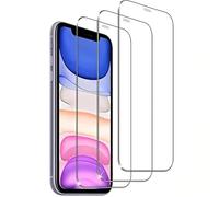 3 Piezas Protector Pantalla para iPhone 11, iPhone XR Cristal Vidrio Templado HD Clara Antiarañazos Antihuellas Sin Burbujas Dureza 9H Cobertura Completo 6,1 Pulgadas Transparente Ultra Resistente