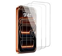 3 Piezas Protector Pantalla para iPhone 17 Air Film Pantalla de Cristal Vidrio Templado HD Clara Alta Definición Antiarañazos Antihuellas Sin Burbujas Dureza 9H 6,5 Pulgadas Transparente Resistente