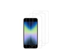 3 Piezas Protector Pantalla para iPhone SE3 2022, iPhone SE2 2020, iPhone 8, iPhone 7, iPhone6S, iPhone 6, Cristal Vidrio Templado HD Clara Antiarañazos Antihuellas Dureza 9H 4,7 Pulgadas Resistente