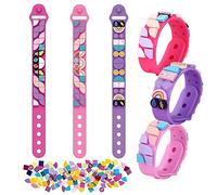 3 Piezas, Pulsera de Puntos de Bricolaje para Niños y Niñas, Kit Creativo para Hacer Pulseras, juego de joyas de Cuentas, Kit de juguetes de Construcción de Puntos para Niños