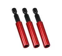 3 piezas punta atornilladora magnética, soporte magnético resistente, 1/4 pulgadas, 60 mm, varilla de extensión magnética para taladro