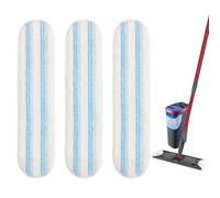 3 Piezas Recambio Fregona Mopa Plana para H2Pro reutilizable