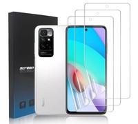 3 Piezas Redmi Note 11 Protector de Pantalla [Sin Cristal], Película Protectora de Hidrogel Flexible de TPU para Redmi Note 11 4G/11S 4G, Xiaomi POCO M4 Pro 4G(NO 5G), Autocuración, Alta Sensibilidad