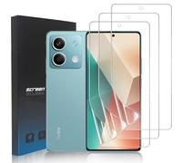 3 Piezas Redmi Note 13 4G/5G Protector de Pantalla [Sin Cristal], Película Protectora de Hidrogel Flexible de TPU para Xiaomi Redmi Note 13 4G/5G 6.67", Autocuración, Antihuellas, Alta Sensibilidad