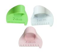 3 Piezas Regla para Acolchar Dedos Herramienta de Medición de Costura de Patchwork Herramienta de Acolchado Profesional para Coser Manualidades Plantillas de Corte de Tela Multifuncionales