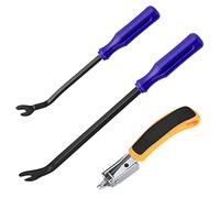 3 Piezas Removedor de Quitagrapas Clavos Herramienta Removedor de Grapas de Clavos Destornillador Extractor de Clavos Removedor de Grapas para Reparación y el Trabajo del Tapizado