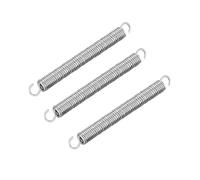 3 Piezas Resortes De Extensión Con Gancho Muelle, Longitud Libre 140mm, Diámetro Exterior 12mm, Diámetro Del Cable 1,5mm