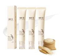 3 Piezas Rice Contorno De Ojos Rice Eye Cream Fórmula Natural Antiedad Reduce Las Arrugas Y Ojeras Nutre E Hidrata En Profundidad Deja La Piel Firme Radiante Apto Para Todo Tipo De Pieles 20g