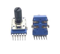 3 piezas RK12L tipo doble vertical 6 pines B50K B503 longitud del eje de la flor 13 mm potenciómetro de ajuste de rotación del mezclador (20 K Ohm)
