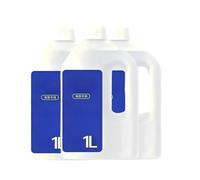 3 Piezas Robot Aspirador Solución Limpiadora De Trapeador 1L, Detergente For Lavadora De Pisos De Baja Espuma, Fórmula Sin Rayas Compatible Con Dreame S30 H20 T40 T50 Ultra Series