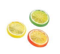 3 piezas rodajas de limón clip de pelo Cosplay Halloween pelo barrettes horquilla realista para peinados con estilo