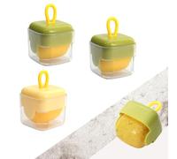 3 Piezas Rodillo Quitapelusas Reutilizable, Roller de Pelusa Lavable, Removedor de Cabello de Animales Portátil, Rodillo Adhesivo, Gel Lavable, para Casa, Viaje (Verde2+Amarillo1)