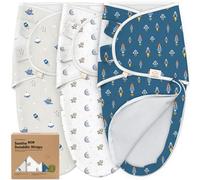 3 Piezas Sacos De Dormir Con Cremallera Para Bebé - Saco De Dormir Para Recién Nacidos De 0 a 3 Meses, Pañal Para Recién Nacidos, Pañales Para Bebés Fáciles De Cambiar, Mantas Para Guardería (Cosmo)
