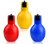 3 Piezas Silbatos de Mano, Vegena Silbato de Mano Deportivo, Silbato de Mano Apretando Higiénico para Árbitros Entrenamiento de Emergencia Enseñanza Deportes Fútbol Silbatos