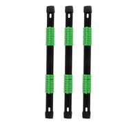 3 Piezas Soporte Organizador de Vasos de Plástico Pp Riel Guía | Ranuras para 1/4, 3/8 y 1/2 Pulgada, Base Reforzada Estable, Color Verde