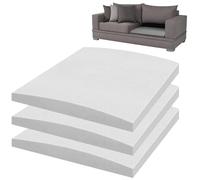 3 Piezas Soporte Para Asiento De Mueble De 60x60cm, Soportes De Espuma De Alta Densidad De Cojin De Sofá Para Asiento Hundido, Tabla De Soporte Para Debajo De Los Cojines De Sofá Y Silla, Blanco