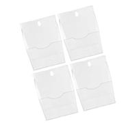 3 Piezas Soporte para Cucharas Acrílico Transparente | Montaje en Pared o Sobremesa, Esquinas Redondeadas y Bordes Pulidos, para Cafés y Cocinas