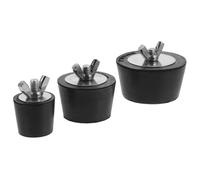 3 Piezas Tapón de Invernaje de Piscina de Acero Inoxidable y Goma | Piscina y Lavabo de Baño, Resistente y Antideslizante, Fácil de Operar, Ayuda a Evitar Congelación del Agua