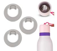 3 Piezas Tapón de Repuesto Botella Agua para Owala FreeSip Twist 18oz 24oz, Sin BPA Junta de Silicona Accesorios Tapa Superior Serie para Owala FreeSip Twist (Gris)