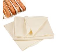 3 Piezas Tela de Lino para Masa Pan,75x45 cm Tela de Fermentación de Pan