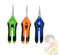 3 Piezas Tijeras de Podar, Tijeras Podar, Tijera Jardineria con Mango de Bloqueo, Tijeras de Jardín Corte, Tesoura de Podar Ergonómicas, Herramientas Jardineria, para Plantas, Setos y Flores